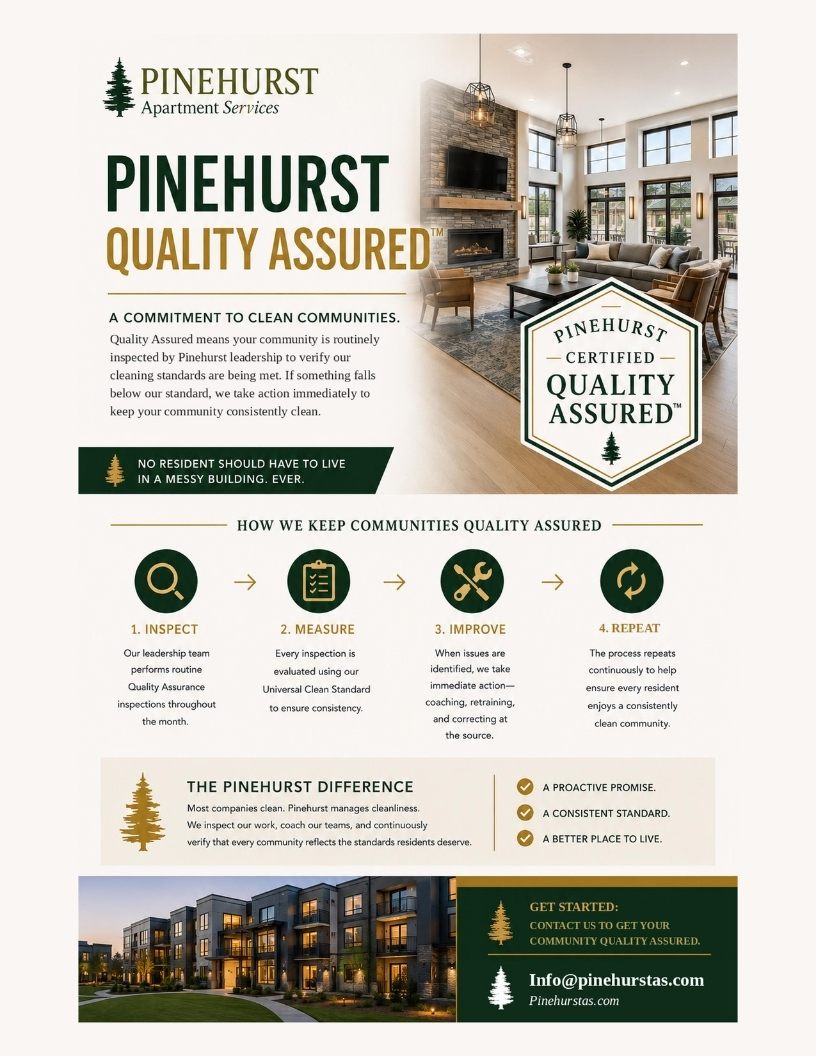 Pinehurst Quality Assured Program flyer